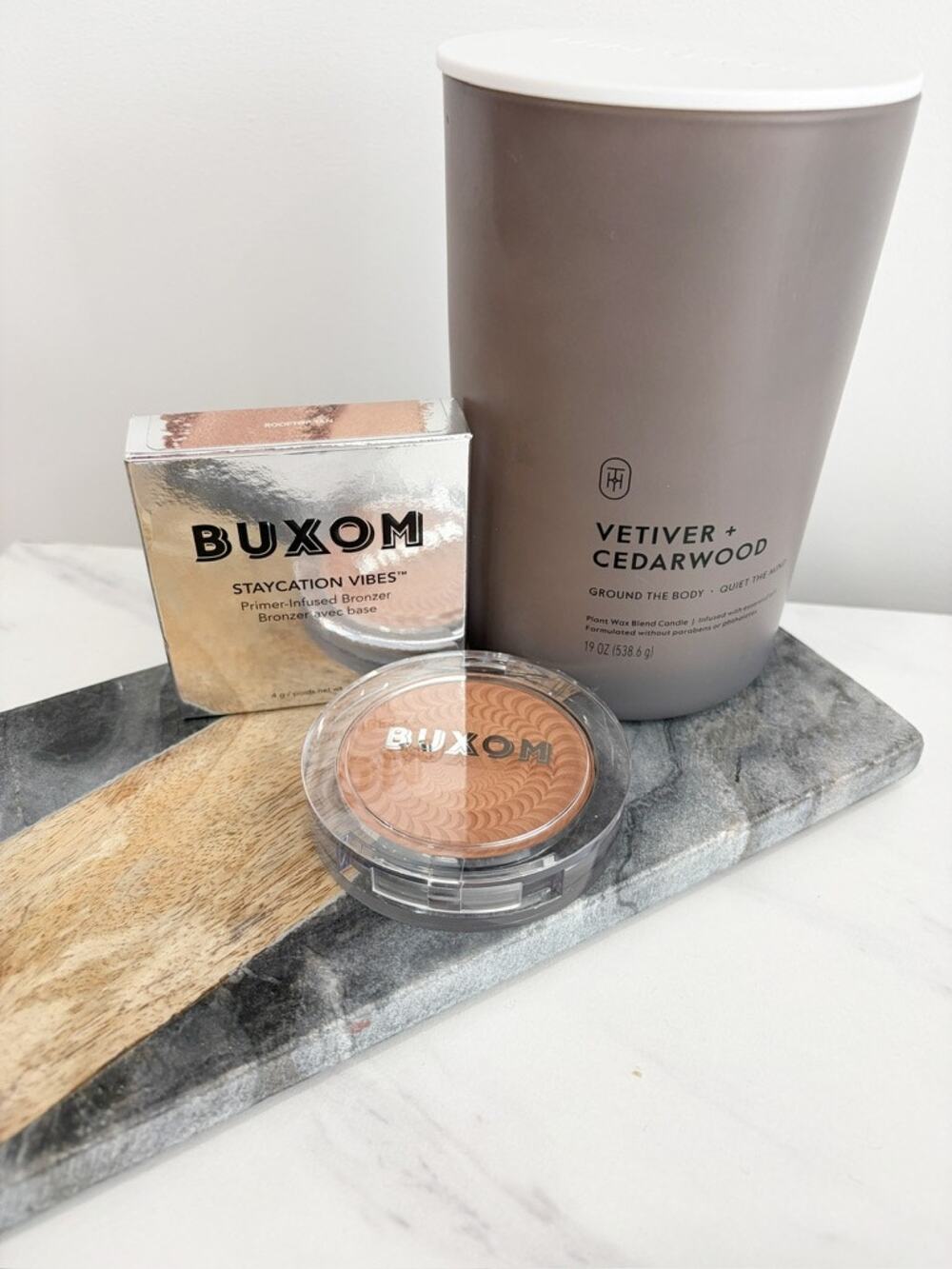 NEW Buxom Staycation Vibes Bronzer in Rooftop Tan